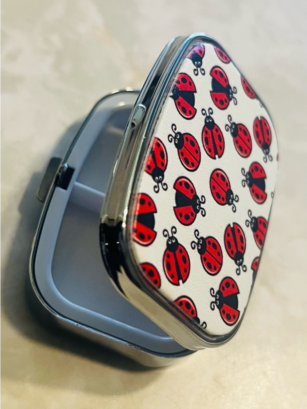 New Ladybug Design Pill Box. #339